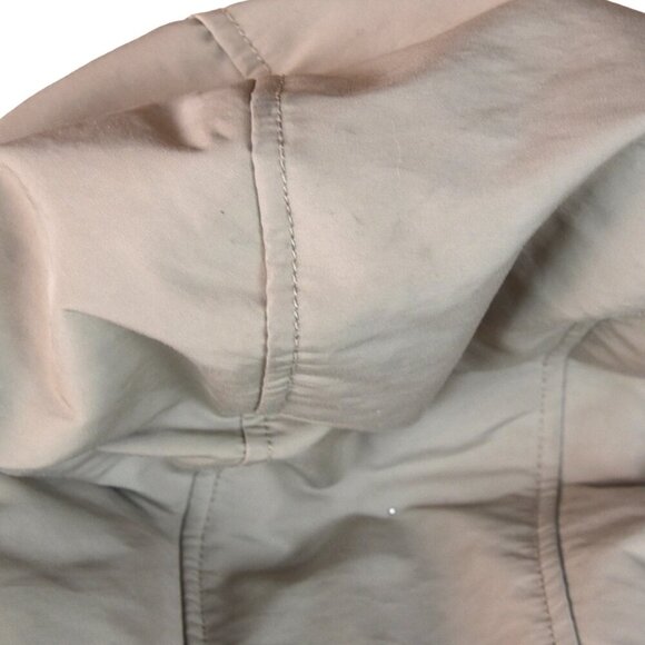 Uniqlo Ultra Warm Hybrid Down Coat Brown/Khaki/Beige Winter Jacket Large - Picture 7 of 12